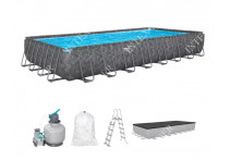 26364 Каркасный бассейн Rectangular Ultra Frame 7,32х3,66х1,32м Intex+песч.фильтр 7900 л/ч